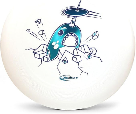 Discraft Ultrastar 175g Ultimate Disc - USA Ultimate Approved Flying Disc for Competition and Outdoor Games, Custom Design Discraft Discs, Great for All Ages and Skill Levels - Narwhal