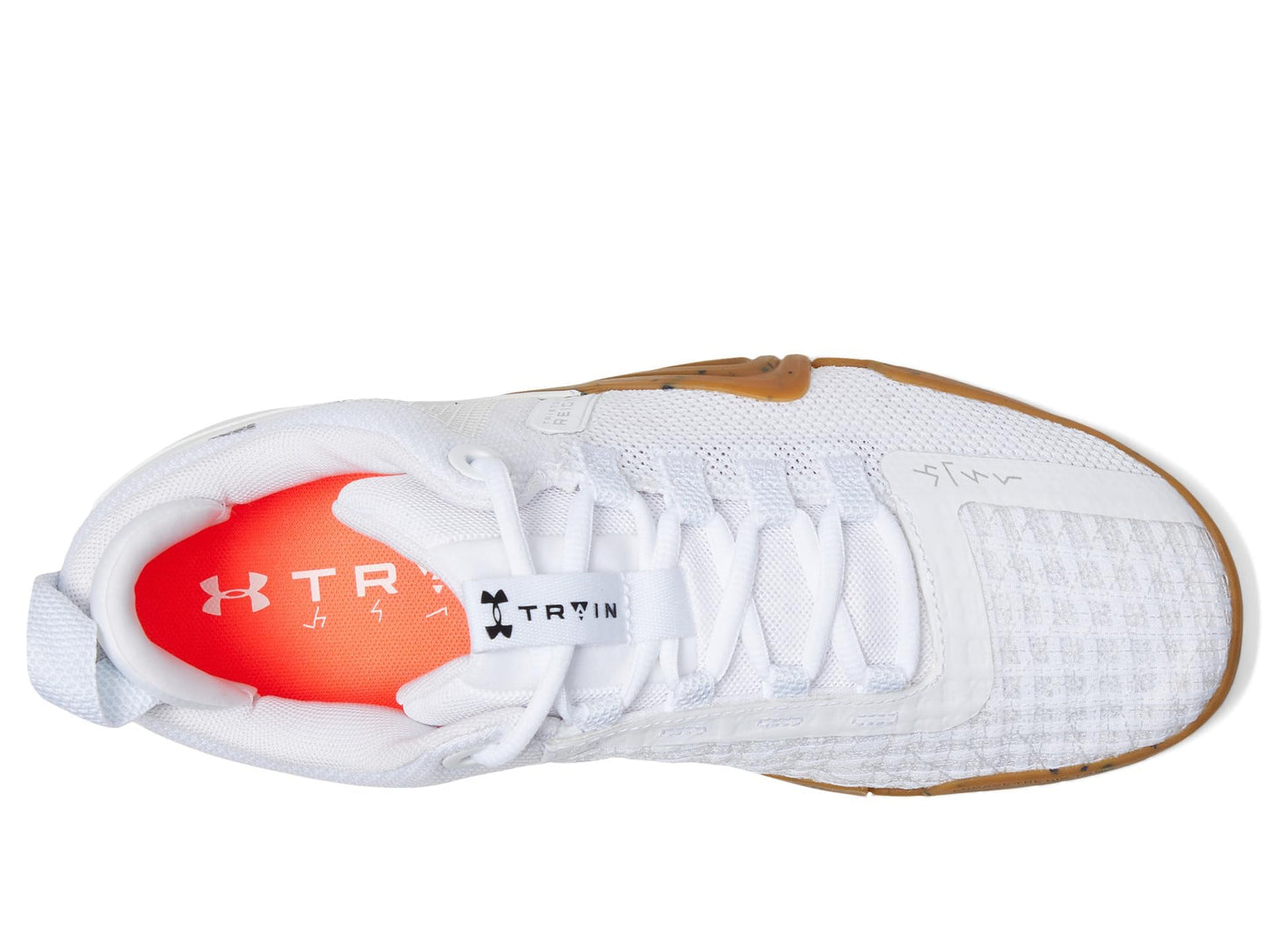 Under Armour TriBase Reign 6 White/Distant Gray/Black 13 D (M)