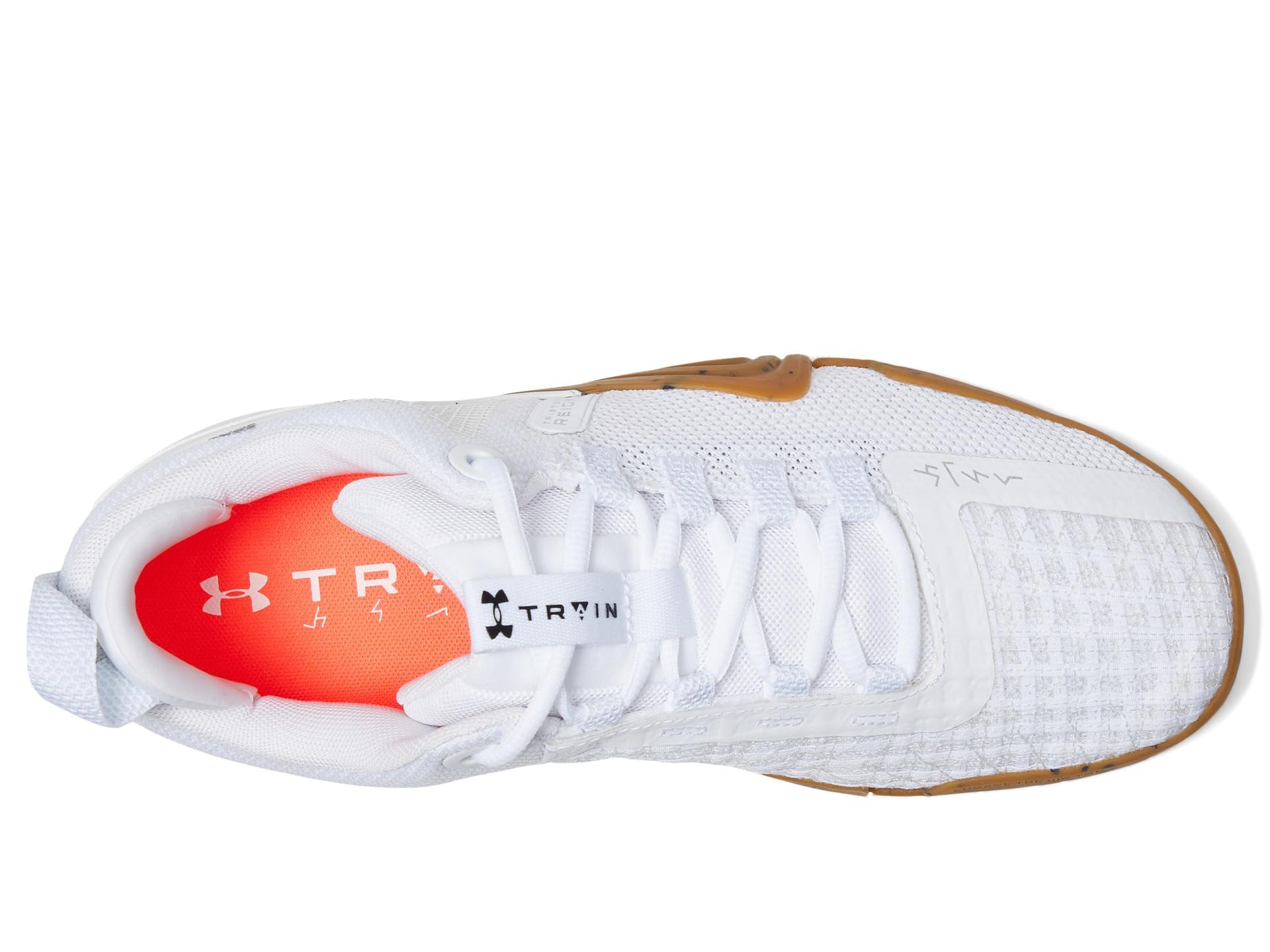 Under Armour TriBase Reign 6 White/Distant Gray/Black 13 D (M)