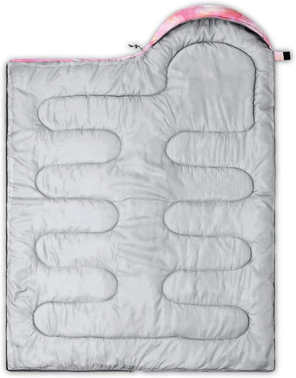 BailiPromise Camping Sleeping Bags,3 Season Warm & Cool Weather,Lightweight,Waterproof Sleeping Bags for Adults & Kids,Traveling,and Outdoors,Camping Gear Equipment