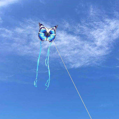 Mint's Colorful Life Butterfly Kite for Kids & Adults Easy to Fly, Large Single Line Kites with 300ft String Kite Handle