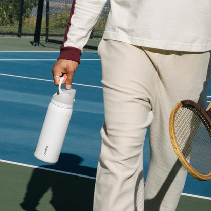 Owala FreeSip Stainless Steel Water Bottle 24 oz Shy Marshmallow