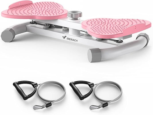 MERACH Waist Twister Machine, Ab Twist Board with 300 lbs Weight Capacity, Abs Workout for Slim Waist and Core Ab Exercise, Noiseless Home Gym Exercise Equipment for Women Men