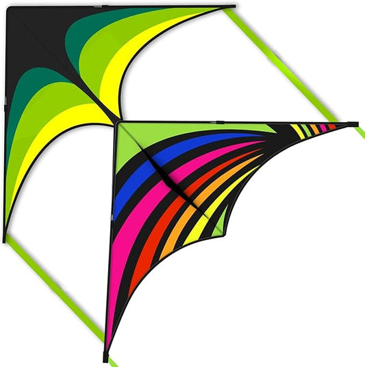 Mint's Colorful Life Delta Kite for Kids & Adults, Extremely Easy to Fly Kite, Best Kites for
