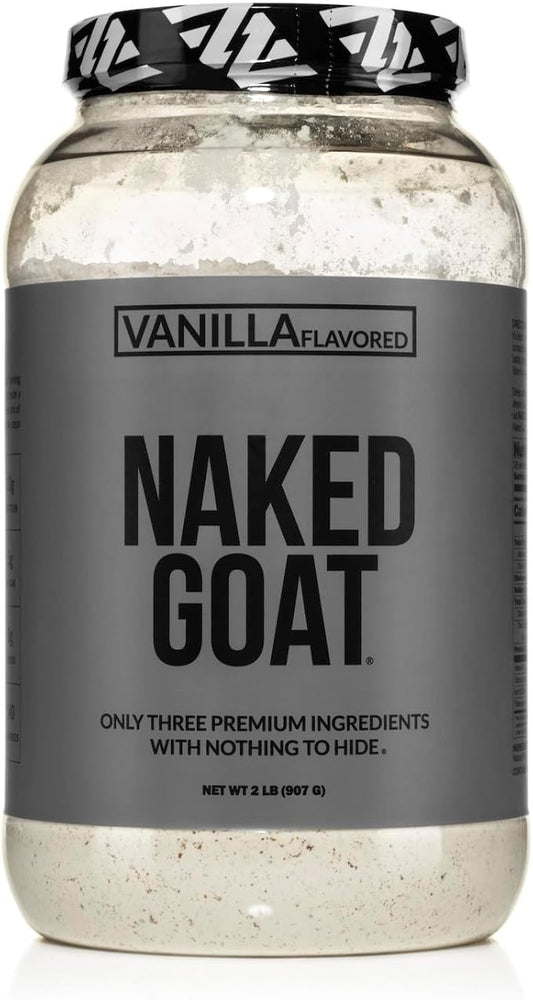 NAKED Goat Vanilla Protein Powder - Pasture Fed Goat Whey Protein Powder from Small-Herd Dairies