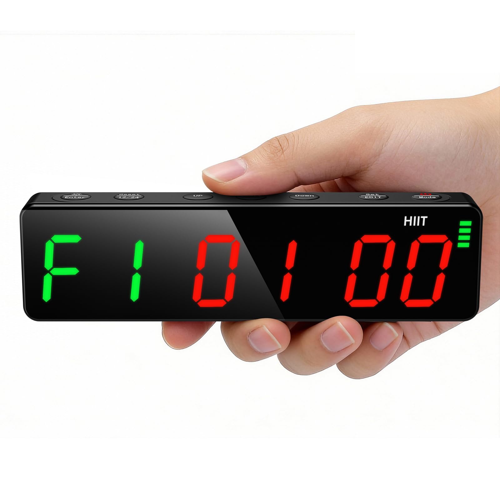 Tempospark Portable Workout Timer, Workout Clock for Home Gym Garage Boxing, Gym Timer Clock with