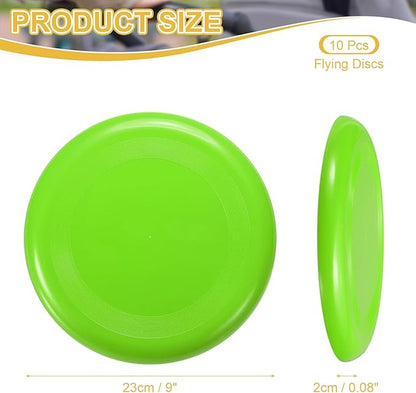 PATIKIL Flying Disc Colorful Plastic Flying Disk Flyer for Outdoor Sports Training Playing Lawn Game