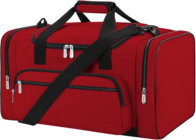 Sports Duffel Bag 20 inch for Travel Gym - Red