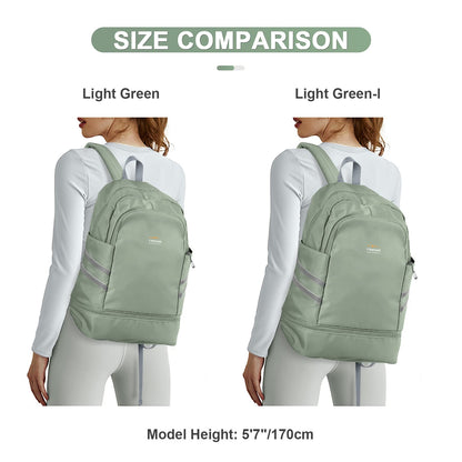 coofay Gym Backpack For Women, Gym Bag with Shoe Compartment