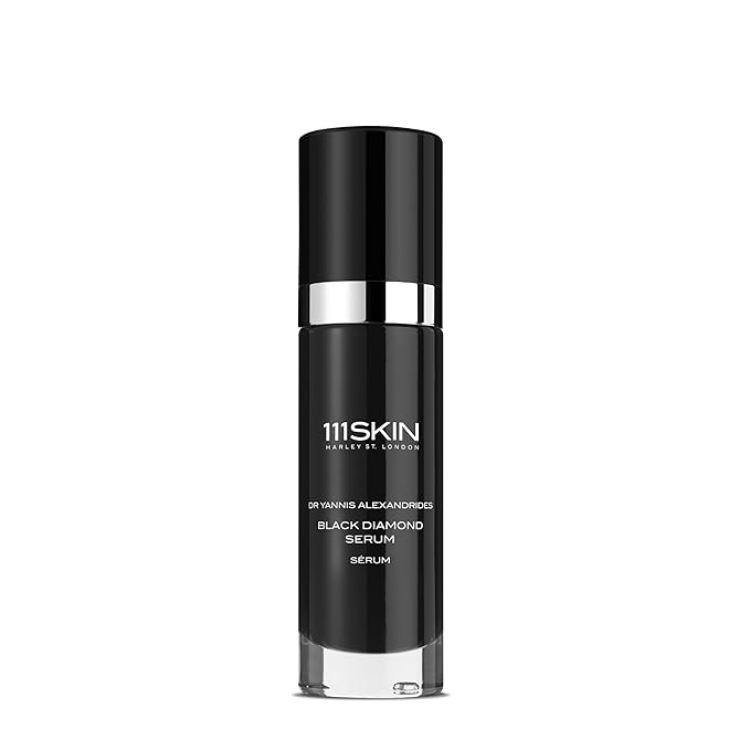 111SKIN Black Diamond Serum, Hydrating Serum for Face with NovoRetin, Microalgae Extract & NAC Y2, Helps Improve the Appearance of Skin Elasticity & Texture, Even Skin Tone Daily Facial Care, 1 fl oz