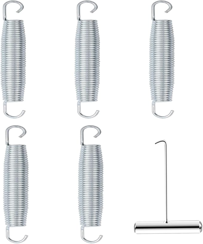 5 Pack 5.5 Inch Replacement Trampoline Springs Heavy Duty Stainless Steel Spring Tools Accessories