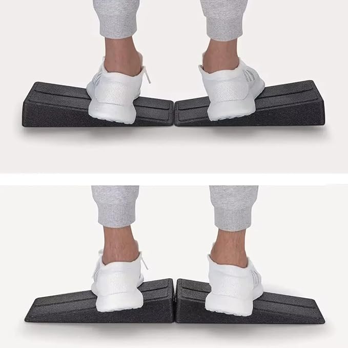 Squat Wedge - Slant Board Calf Stretcher Incline Board, Adjustable Lightweight EPP Squat Wedges, 520 lbs Slant Board for Calf Stretching, For exercise, squatting, ankle mobilization and physical therapy