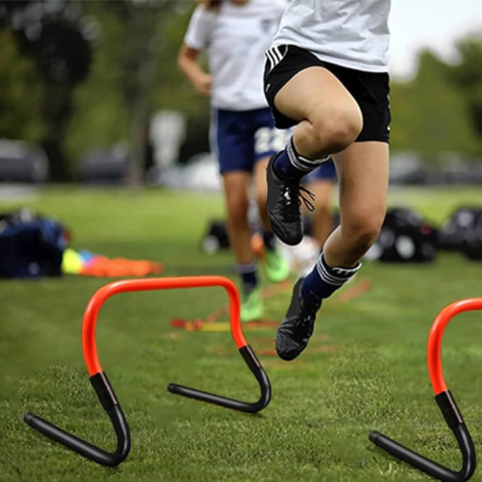 Adjustable Height Hurdle Agility Training Hurdle Set of 5 Set of 10