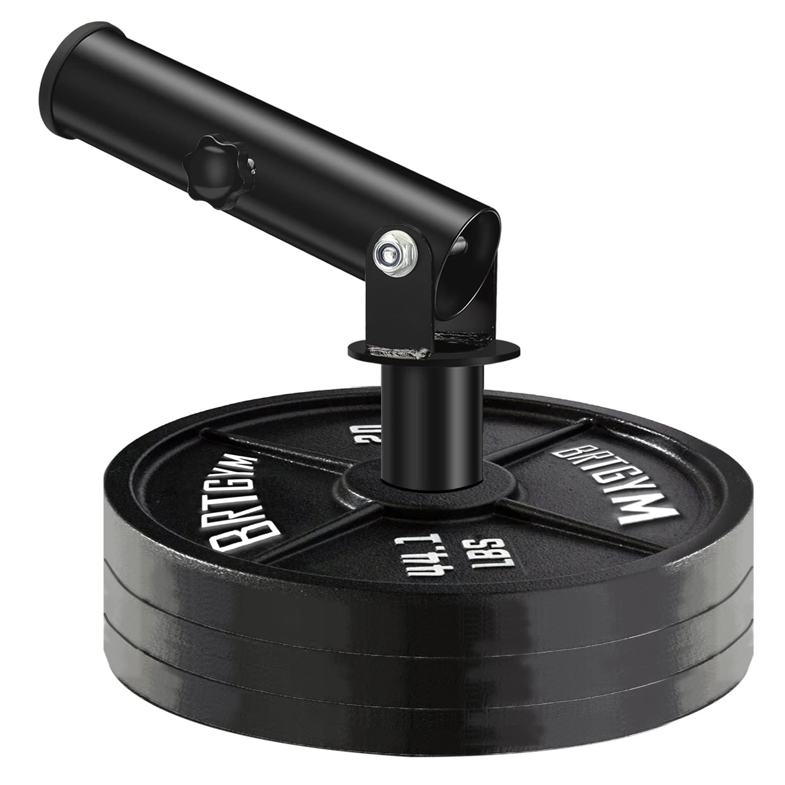 BRTGYM T Bar Row Landmine Attachment for 2" Olympic Bars, Heavy-Duty Steel, 360° Swivel, Workout