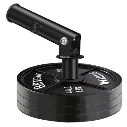 BRTGYM T Bar Row Landmine Attachment for 2" Olympic Bars, Heavy-Duty Steel, 360° Swivel, Workout