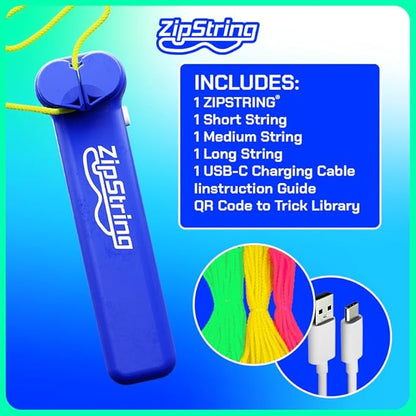 Original - As Seen on Shark Tank - Classic Rope Launcher Toy, Perfect for Kids & Adults - Fly a String Loop in The Air for Endless Tricks & Fun, Wonderment Awaits, Bold Blue