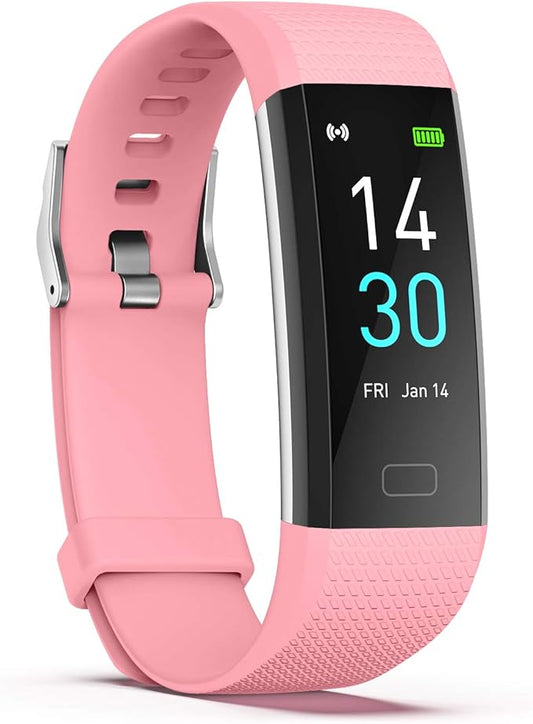 ENGERWALL Fitness Tracker with Step Counter/Calories/Stopwatch, Activity Tracker with Heart Rate