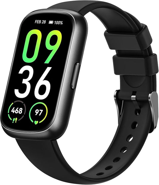 Health Fitness Tracker for Men Women: Smart Watch with 24H Heart Rate Monitor Blood Oxygen Sleep