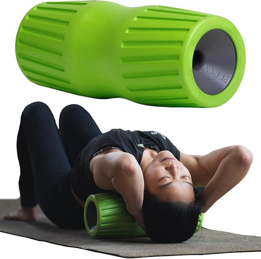RAD Axle ??Extra Firm High-Density Exercise Foam Roller ??Deep Tissue Myofascial Release for Back, HIPS, Legs & Shoulders ??Muscle Recovery Tool for Stretching & Mobility