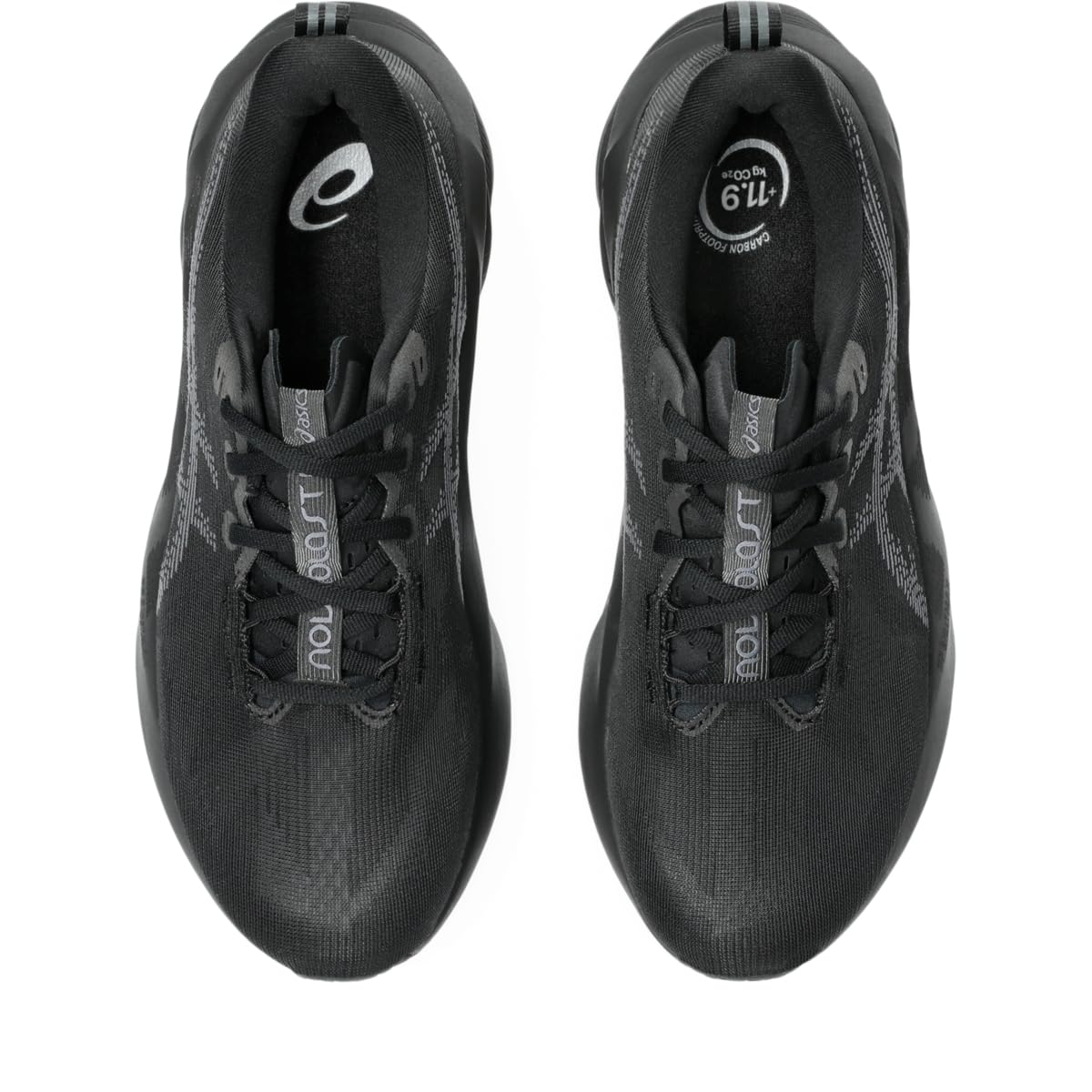 ASICS Men's NOVABLAST 5 Running Shoes, 10.5, Black/Carrier Grey