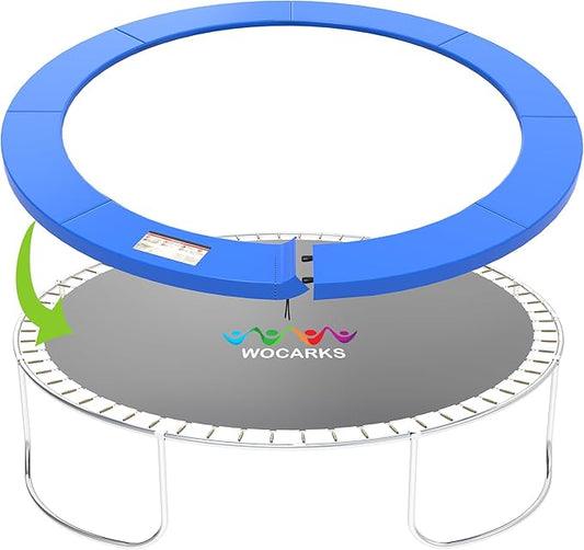 Trampoline Pad, 10ft 12ft 14ft Trampoline Replacement Safety Pad, Waterproof and Tear-Resistant Safety Spring Cover Round Frame Pad