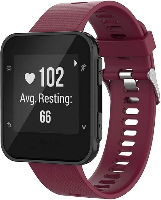 Compatible with Garmin Forerunner 35 Band,Solf Silicone Replacement Bands for Garmin Forerunner 35 Watch