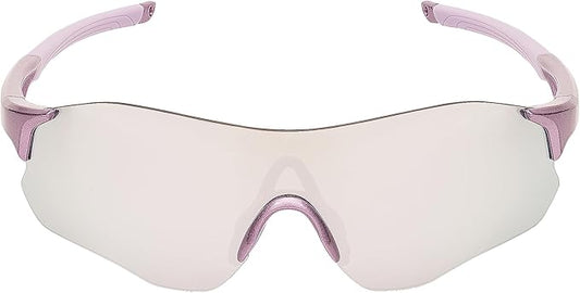 Sports Sunglasses y2k – UV400 REVO Mirror Lens, Ultra-Light TR90 Full Frame, Adjustable Nose Pads, Anti-Slip Arms – Cycling Running Hiking Triathlon – Chrome Lavender