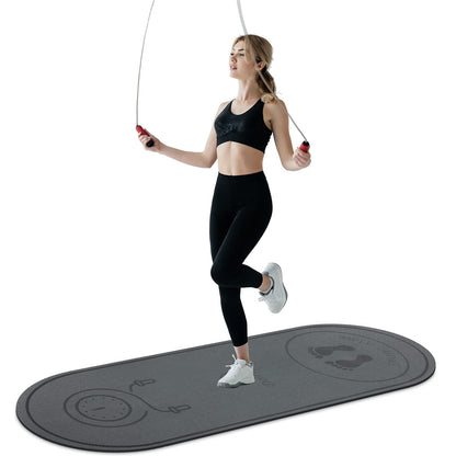 Jump Rope Mat 71"x24" Large Non-Slip Indoor Outdoor Exercise Fitness Mat, High-Density Workout