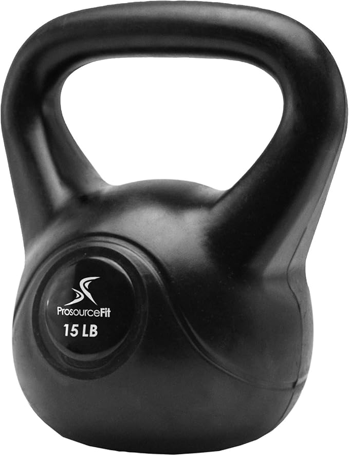 ProsourceFit Vinyl Plastic Kettlebell from 10, 15, 20, 25, 30 and 35 lbs