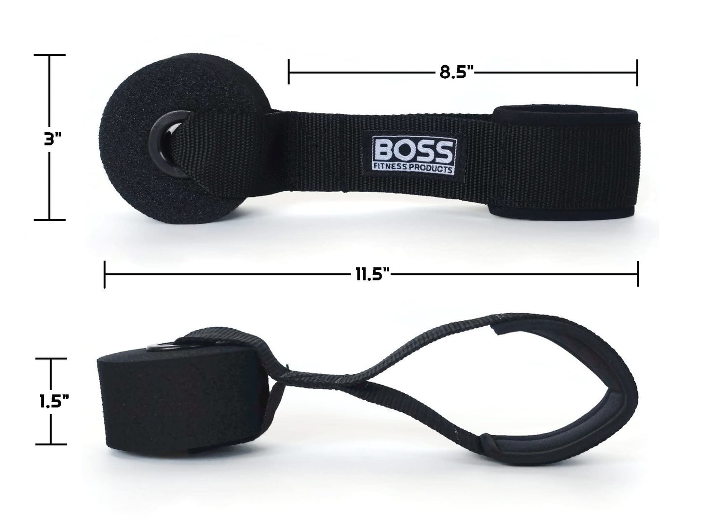 BOSS FITNESS PRODUCTS - Extra Large Heavy Duty Door Anchor - Great for Resistance Bands, Physical