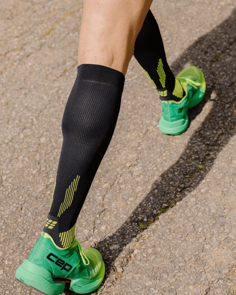 CEP Core Run Tall Compression Socks 5.0, Black, Men, IV