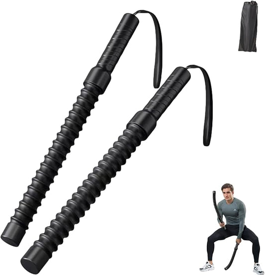 Ropeless Battle Ropes for Home Gym – Silent & Space-Saving Strength Training Equipment, High-Rebound Training Ropes, Durable Aluminum Alloy, No-Noise Battleropes