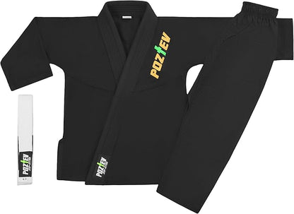 Kids Brazilian Jiu Jitsu Gi For Kids BJJ Gi Youth Grappling Kimonos Preshrunk Lightweight Martial Arts Uniform