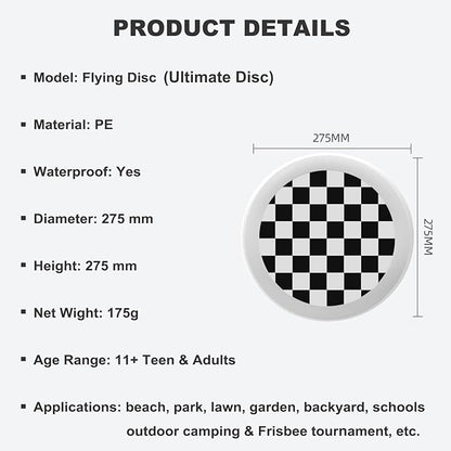 Sun and Snowflake Outdoor Flying Disc Hot and Cold Summer and Winter Element Ultimate Disc 175g for Boys Girls Men Women Birthday Christmas