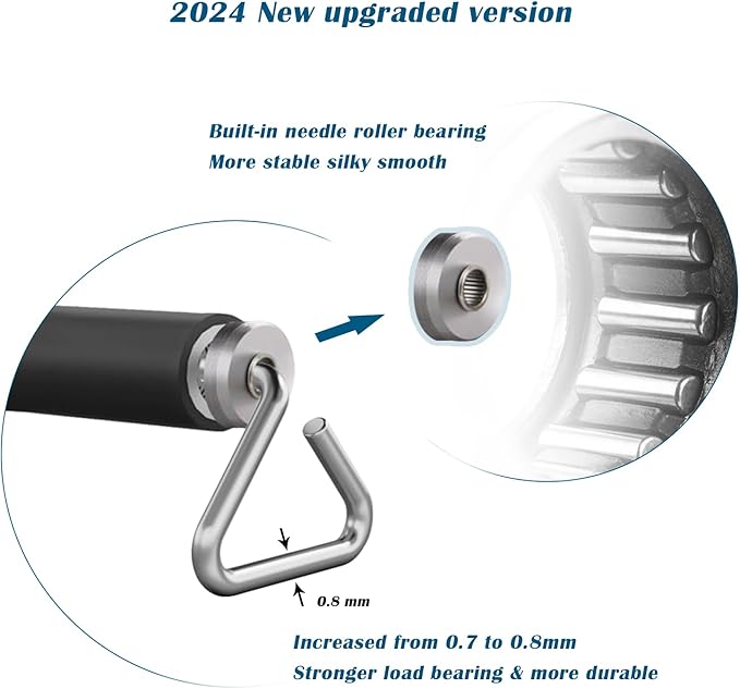 Resistance Band Bar, 26.4in or 39.4in, Workout Bar for Fitness, Portable Weightlifting Training, Suit for Home Exercise, Resistance Band Training