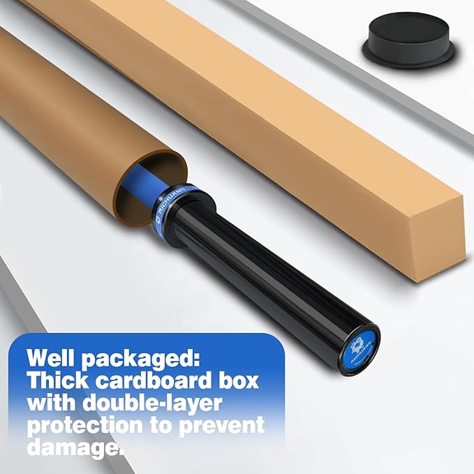 7ft Olympic Barbell, Weightlifting Barbell 28mm 45lb - 500/700/1000lbs Capacity with Smooth Spinning Sleeves, Olympic Bar Fits 2" Olympic Plates, for Snatch Clean Jerk - Home Gym Training