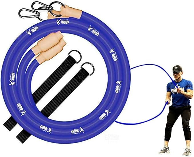 Gronk Fitness Inertia Wave Edition | Dynamic Rubber Battle Ropes Alternative for Home and Gym | Maximize Calorie Burn | Revolutionary Fitness Equipment for Abs and Full Body Workout