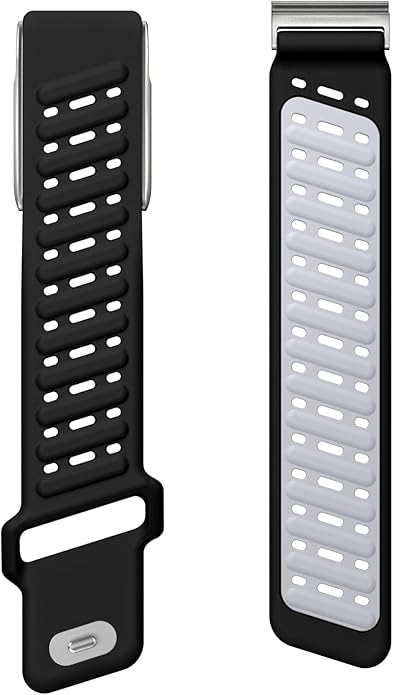 VeveXiao Rugged Comfort Silicone Wristband Compatible with WHOOP 5 | Whoop MG Band, Durable Soft Silicone Sports Loop Replacement Bands for Men Women with Metal Frame Connector