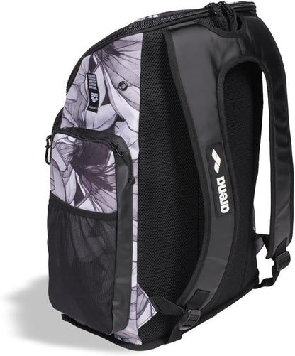ARENA Spiky III Backpack 45 Swimming Athlete Sports Gym Rucksack Large Training Gear Equipment Swim Bag for Men and Women, 45 Liters, Seabed
