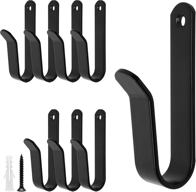 Snowboard Wall Mount, Horizontal Snowboard Hanger Rack Heavy Duty Garage Wall Rack 8pcs