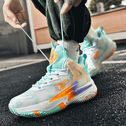 Basketball Shoes for Womens and Mens, Breathable Non Slip Outdoor Casual Unisex-Adult Fashion Sneakers