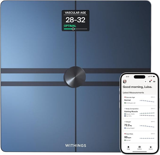WITHINGS Smart Scales for Body Weight, FSA or HSA Eligible, Body Analysis, Fat Content, Muscle
