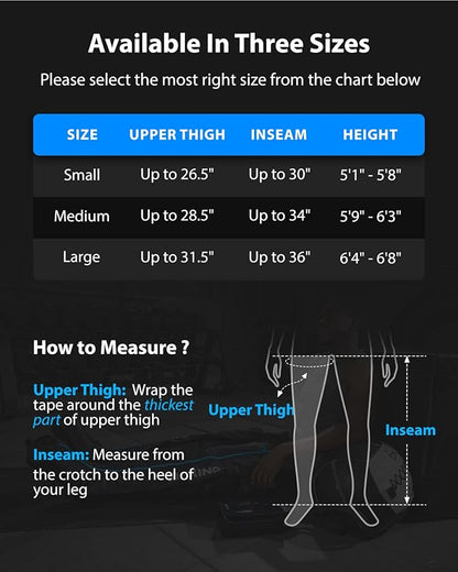 FIT KING Upgraded Full Leg Compression Massager Boots, Professional Air Compression Recovery System for Circulation & Fast Athlete Recovery, Cordless Rechargeable Recovery Boots (Small)