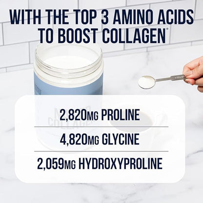 NAKED Collagen Advanced - Peptides Protein Powder, Hyaluronic Acid, Vitamin C, Pasture-Raised, Grass-Fed Hydrolyzed Collagen Supplement, Paleo Friendly, Non-GMO, Keto, Gluten Free, 21oz - 30 Servings