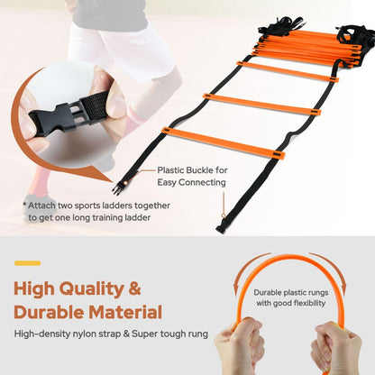 GHB Pro Agility Ladder 12 Rung 20ft 2 Pack