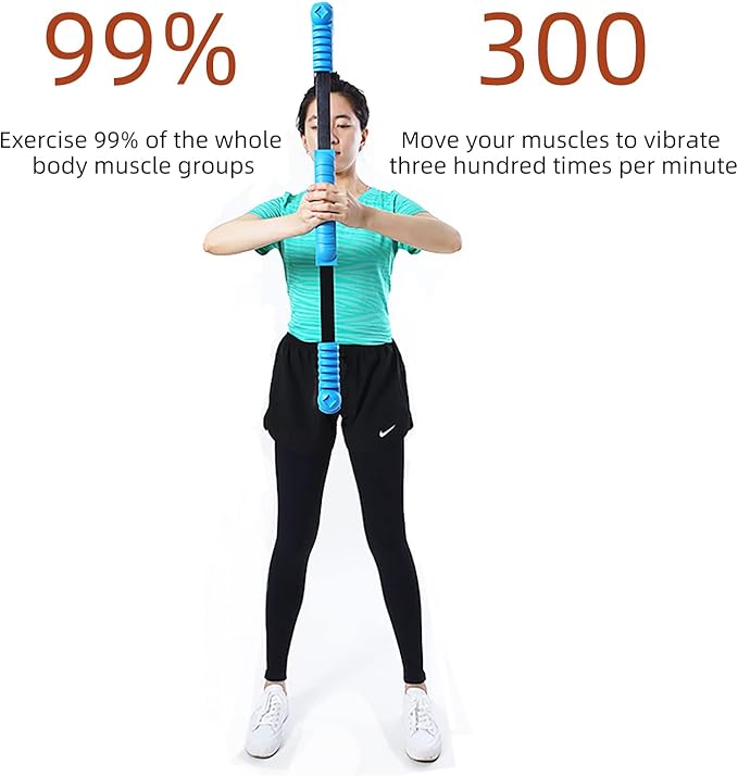 Elastic Fitness Stick Elastic Bar Body Exercise Bar Muscle Training for Exercise Tremor Stick Shoulder Rehabilitation Physical Therapy, Aerobics,Body Shaping Home Gym Yoga, Pilates