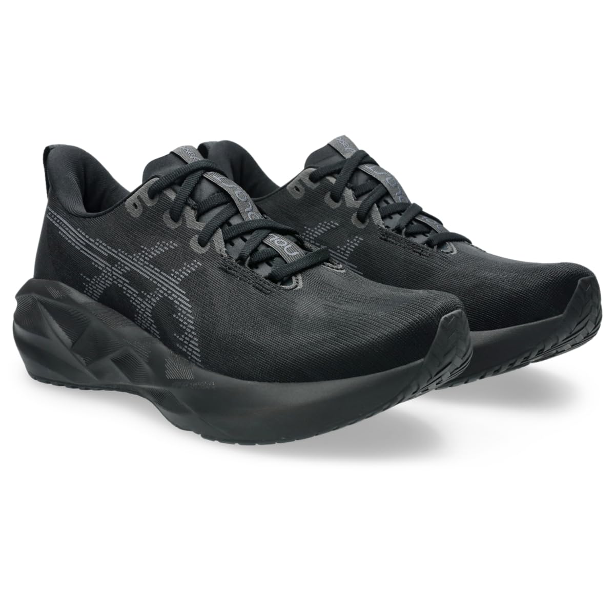 ASICS Men's NOVABLAST 5 Running Shoes, 10.5, Black/Carrier Grey