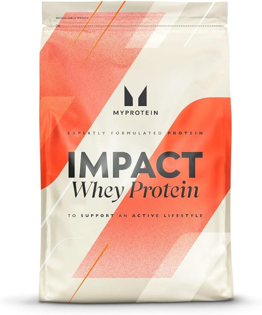 Myprotein Impact Whey Protein Powder, 5.5 Lbs (100 Servings) Vanilla Ice Cream, 22g Protein & 5g