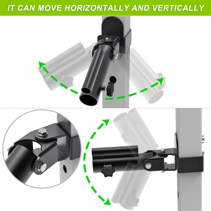 SELEWARE Landmine Attachment for 3"x3" Power Rack with 5/8" or 1" Hole