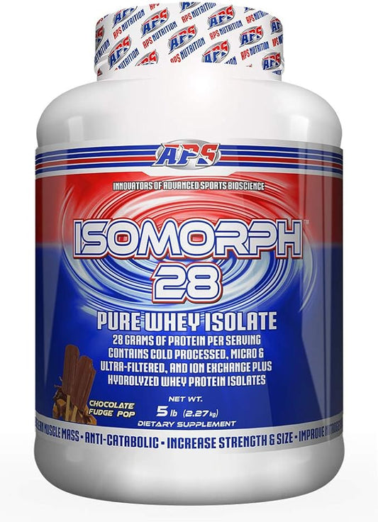 APS Nutrition Isomorph 28 Protein Powder | Pure Whey Isolate | Cold Pressed, Ultra- Filtered, & Ion
